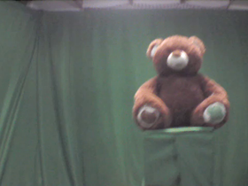 Brown and Green Teddy Bear